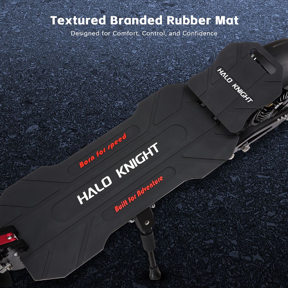 Halo Knight T104 Electric Scooter 1200W*2 Motor 52V 21Ah Battery 10 inch Tires 65km/h Max Speed 45km Range Front