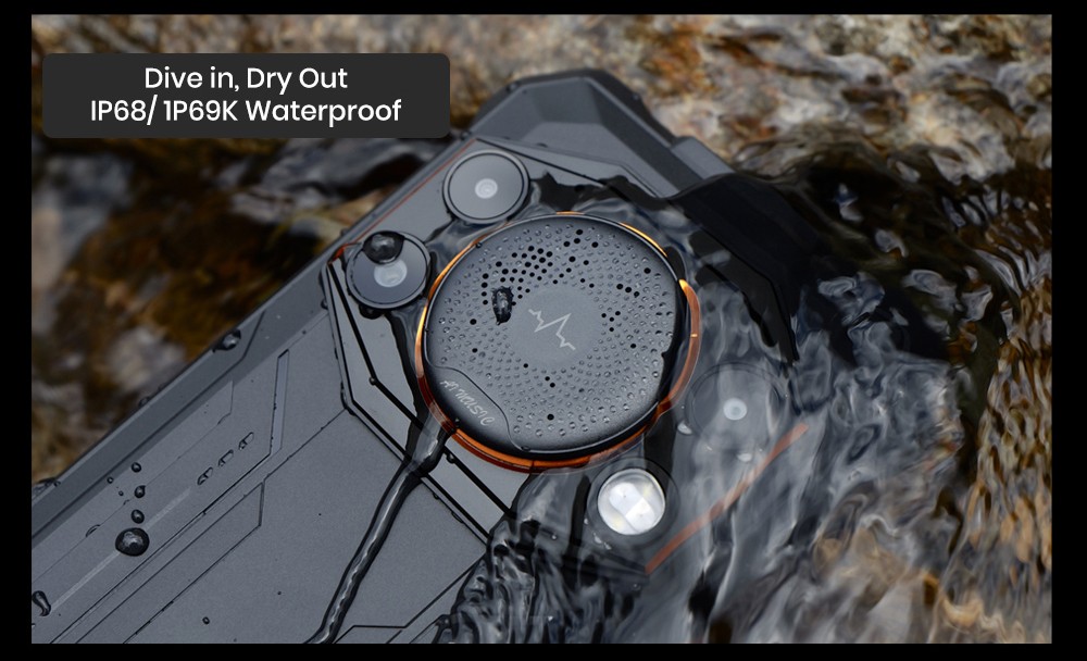 FOSSiBOT F110 Pro 5G Rugged Smartphone  20GB RAM   128GB ROM  6 745-inch HD  Display  10000mAh Battery  50MP AI Camera  NFC