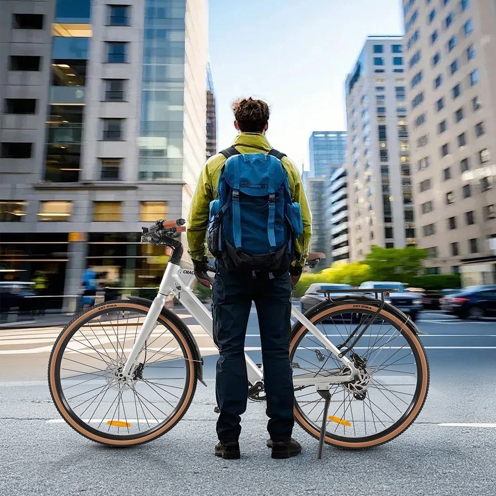 CMACEWHEEL F700-2 Electric Bike 250W Motor 36V 10Ah Battery 700*38C Tires 25km/h Max Speed 80km Range Hydraulic Disc Brak