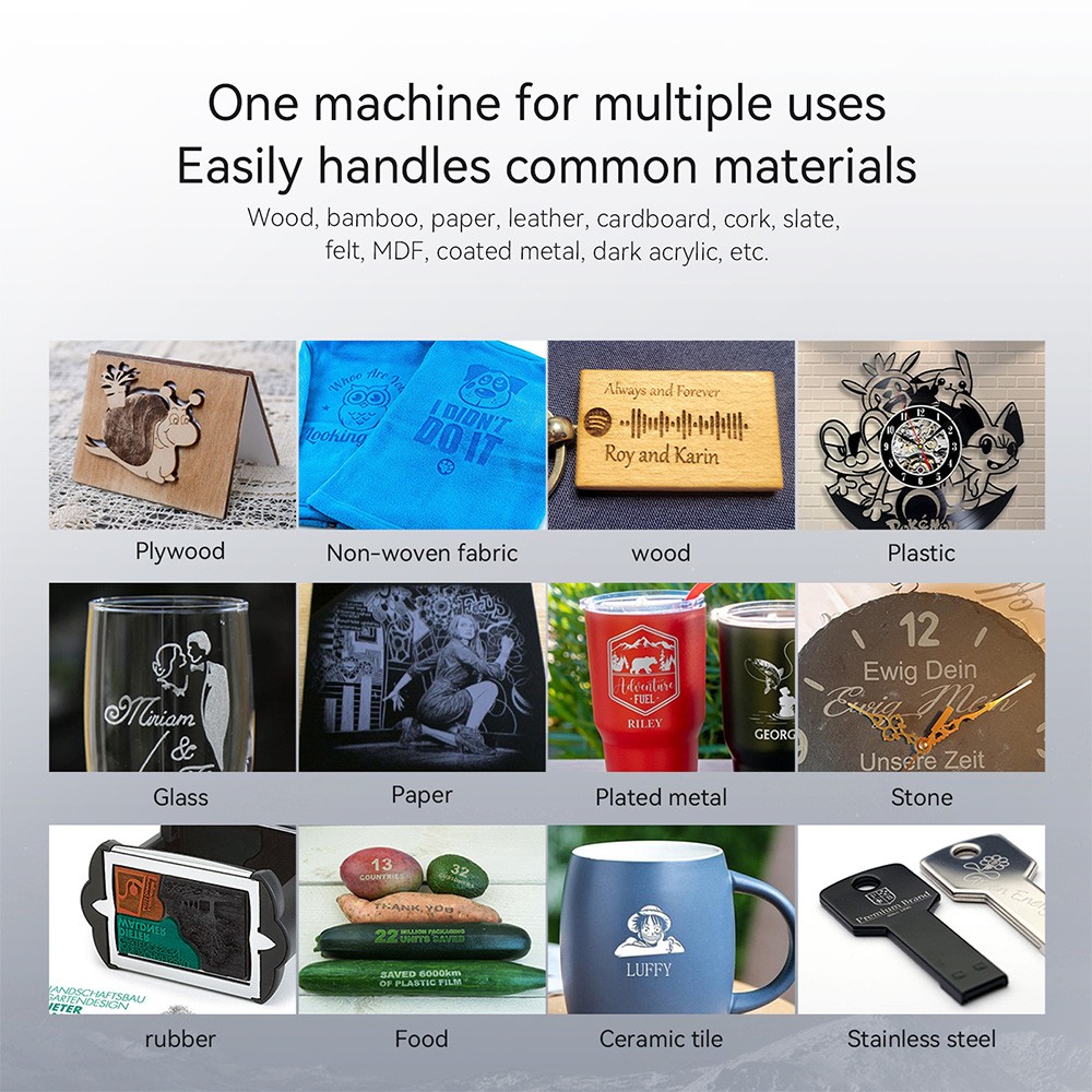 ATOMSTACK Swift 7W Laser Engraver 10000mm/min Speed 0 1mm Precision 0 08x0 04mm Laser Spot 300x300mm Working Area Accessor