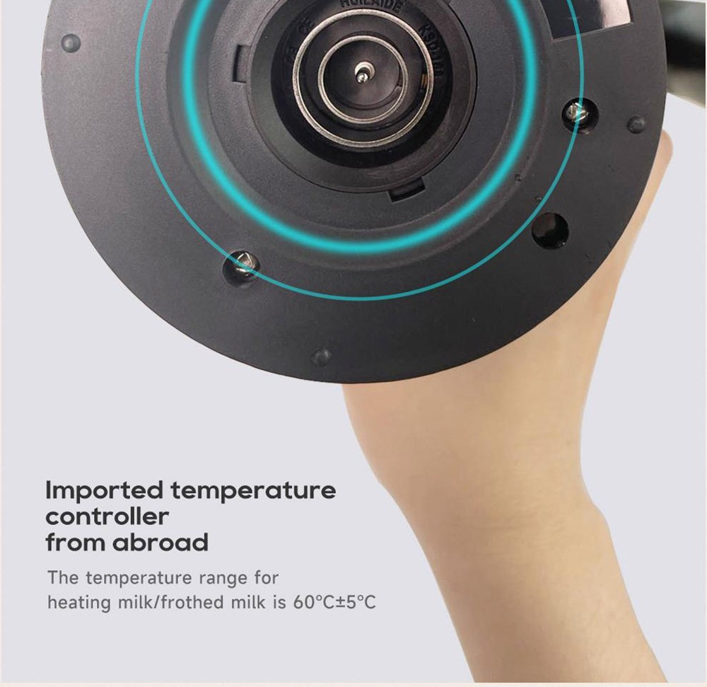 HiBREW M3A 4 in 1 Milk Frother Foamer Fully Automatic Milk Warmer Cold/Hot Frothing 130ml Frothing Capacity