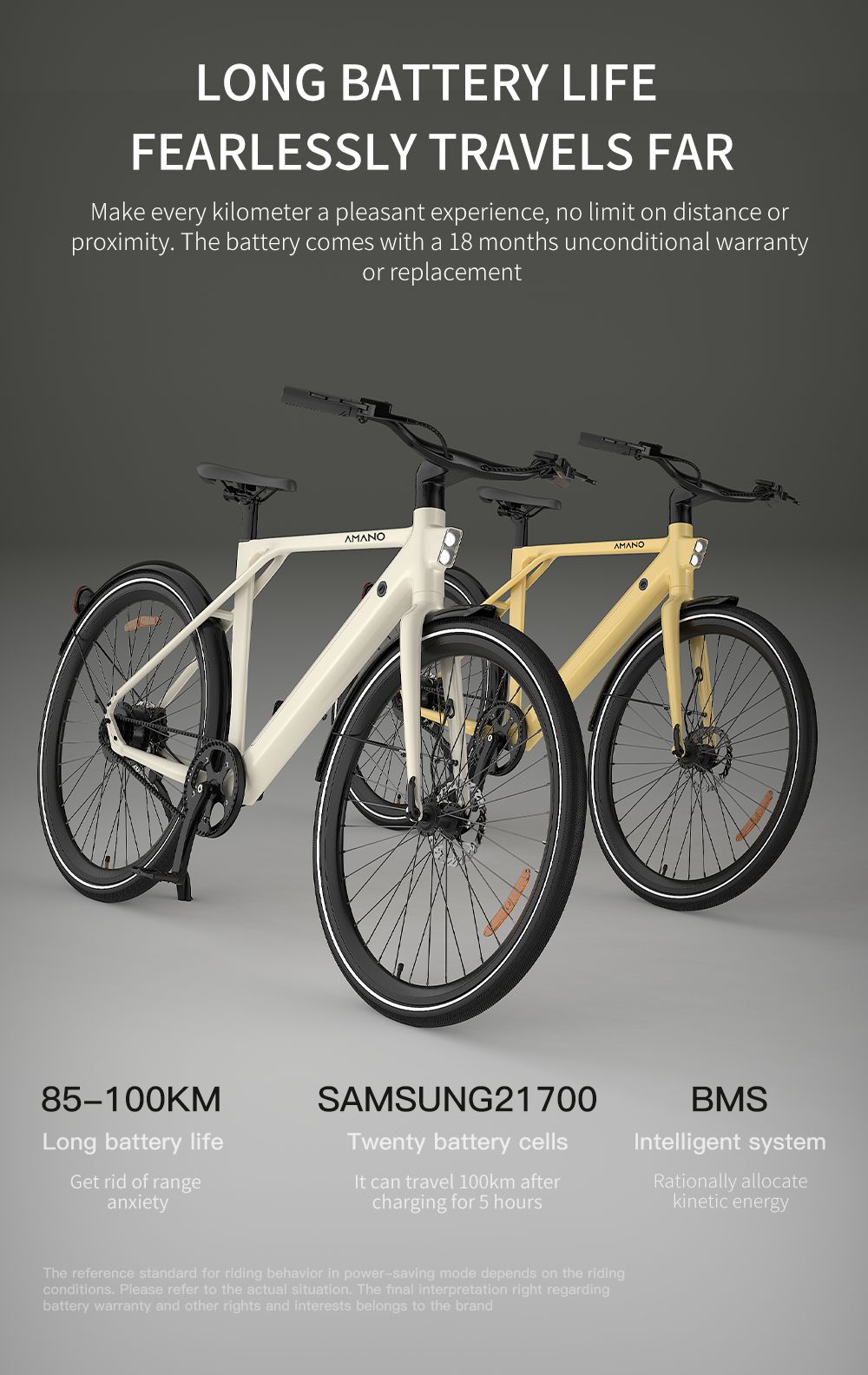 PIXAR S900 Electric Bike 250W Motor 36V 10Ah Battery 700*45C Tires 25km/h Max Speed 100km Range Hydraulic Disc Brake - Pu