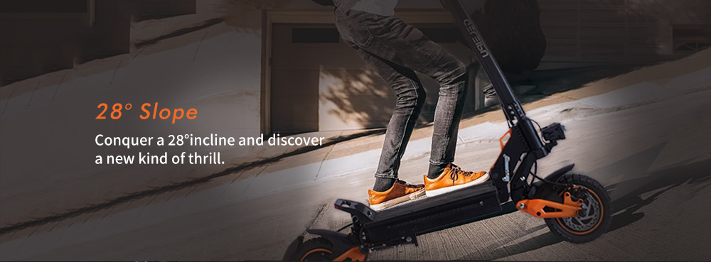 GELEIPU Z1 Pro Electric Scooter  1200W*2 Motor  52V 20Ah Battery  10 inch Tires  65km/h Max Speed  70km Range  Dual Mechanical