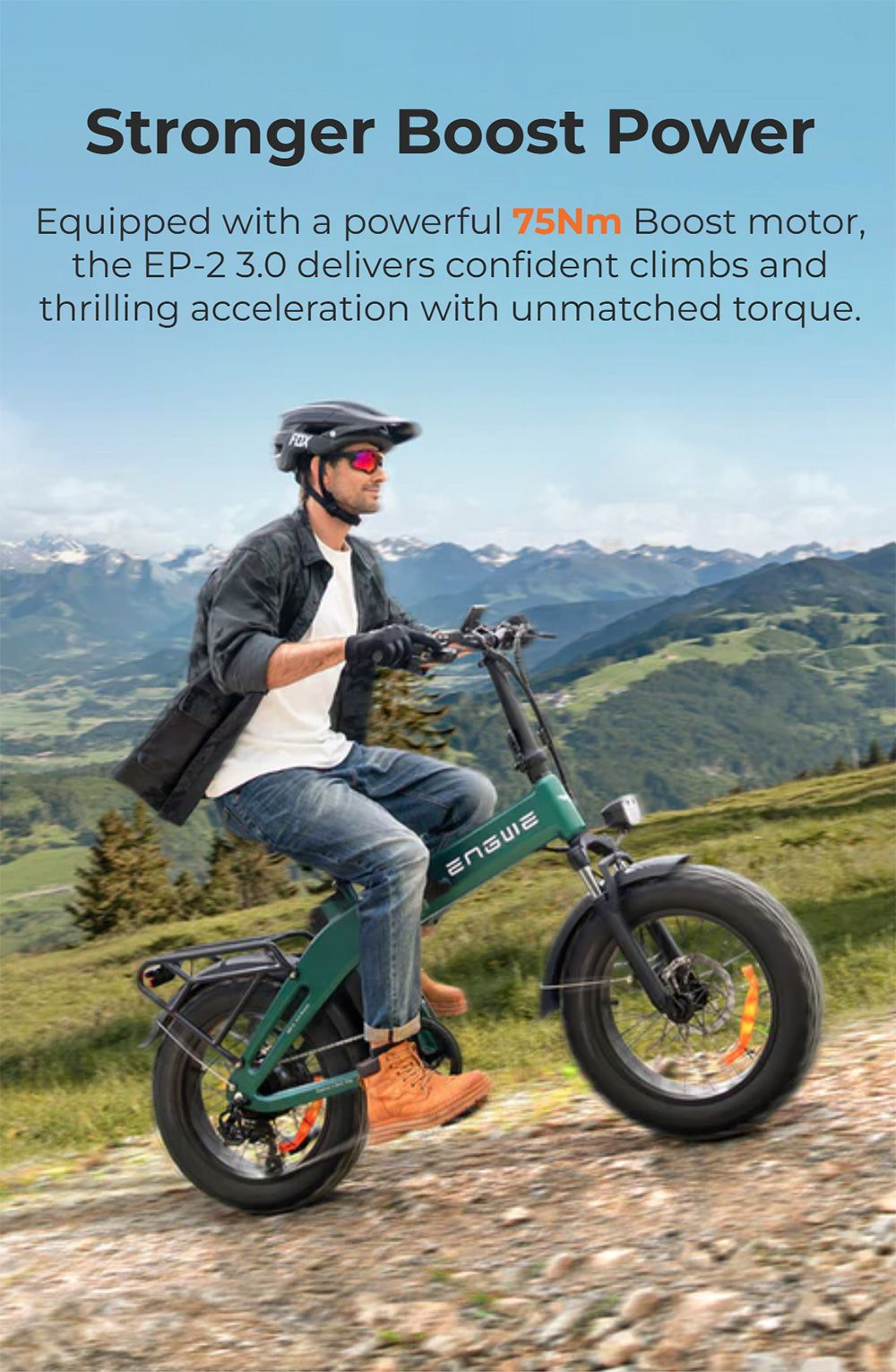 ENGWE EP-2 3 0 Boost Electric Bike 250W Motor 48V 13 5Ah Battery 20*4 inch Tires 120km Max Range Hydraulic Brakes Shimano