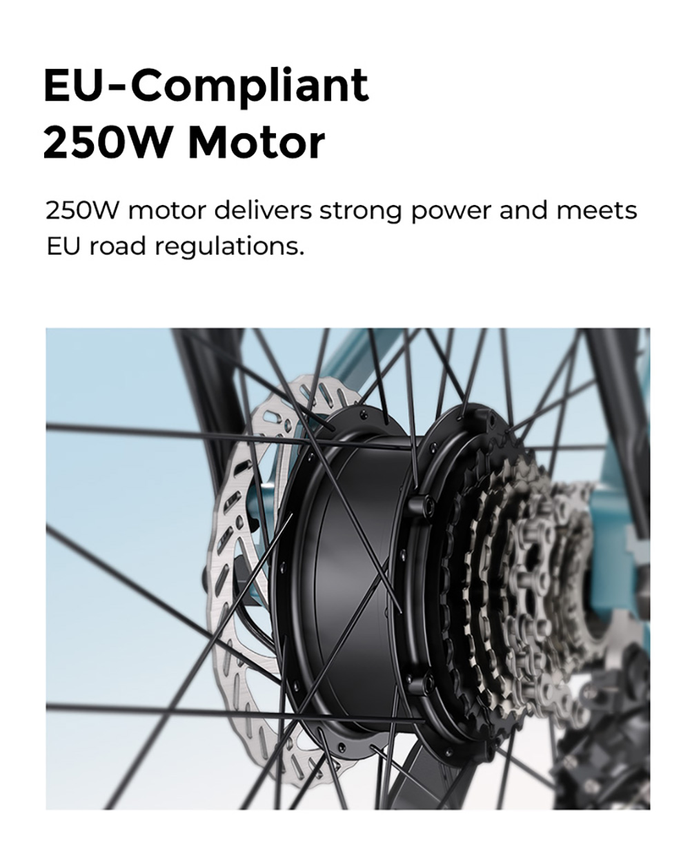 ENGWE P275 SE Electric Bike 250W Motor 36V 13Ah Battery 27 5 inch Tires 25km/h Max Speed 100km Range Hydraulic Disc Brake