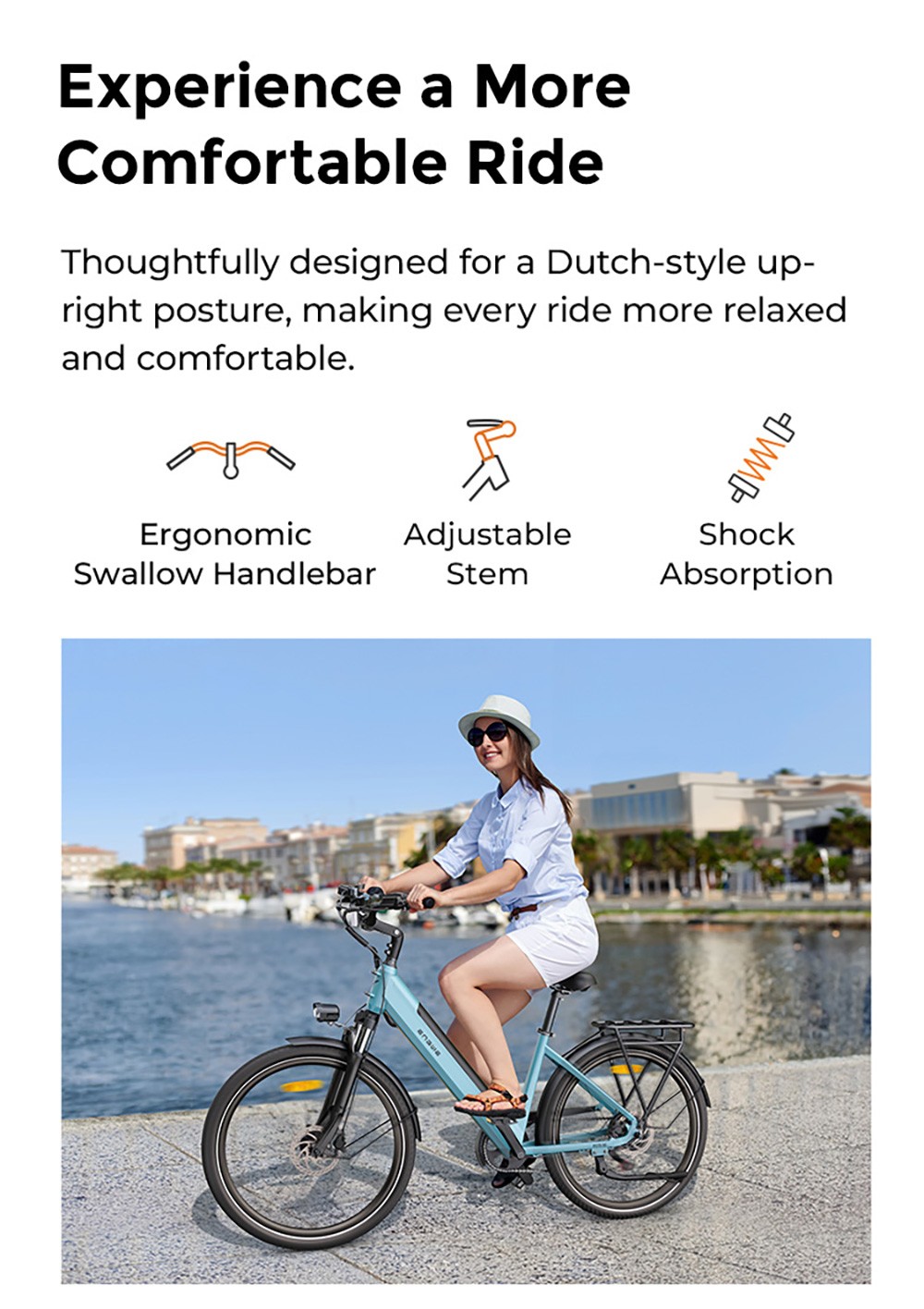 ENGWE P275 SE Electric Bike 250W Motor 36V 13Ah Battery 27 5 inch Tires 25km/h Max Speed 100km Range Hydraulic Disc Brake