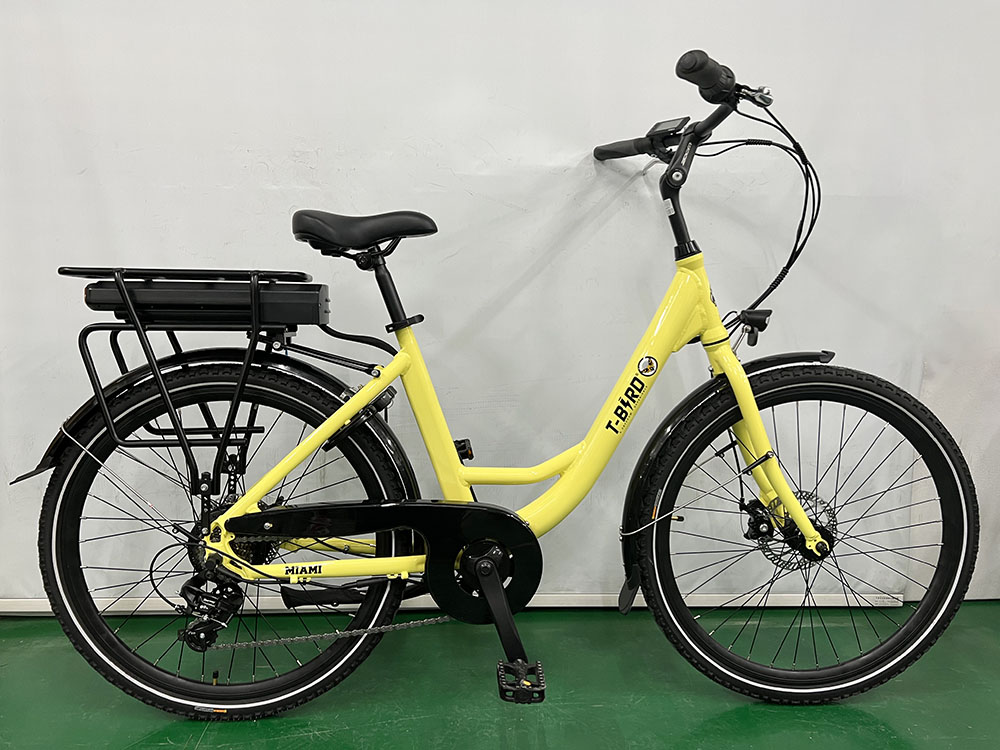 Miami-26 Electric Bike 250W Motor 36V 14 4Ah Battery 26*1 95 inch Tires 25km/h Max Speed 45km Range Front