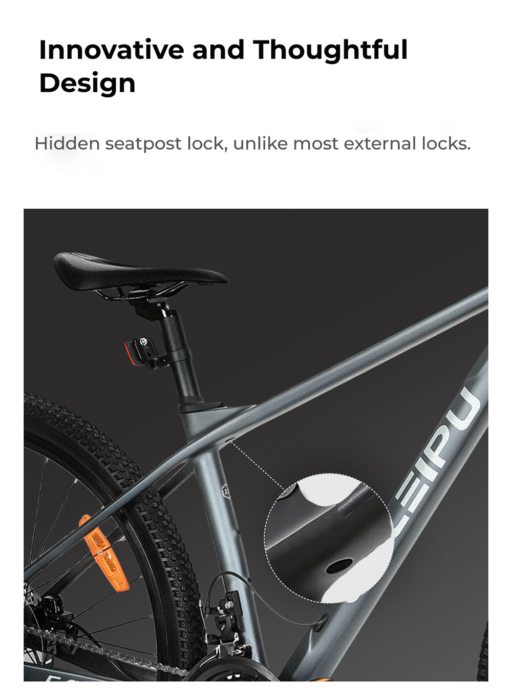 GELEIPU C30R-15 Carbon Fiber Bike 27 5 inch Tires Front