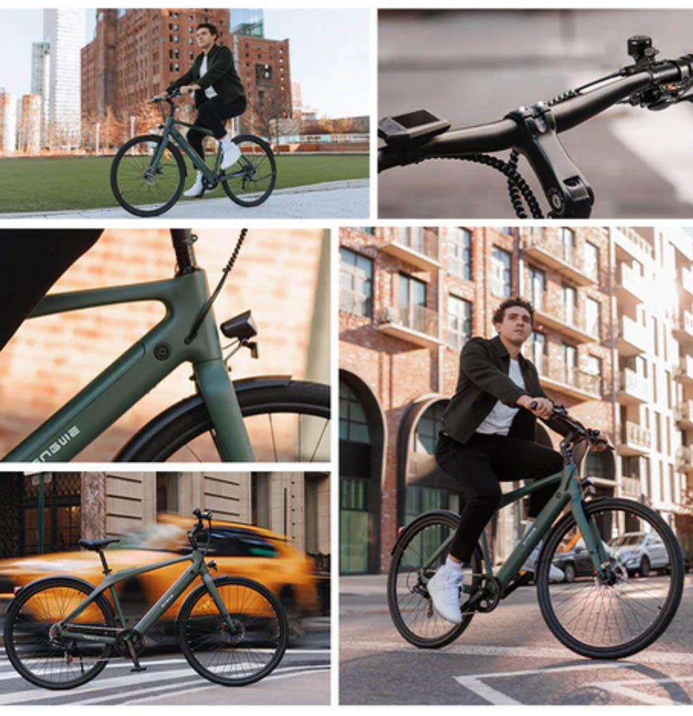ENGWE MapFour N1 Air ST Electric Bike 250W Motor 36V 10Ah Battery 700*38C Spoke Tires 25km/h Max Speed 100km Range Front