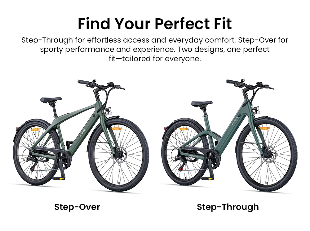 ENGWE MapFour N1 Air ST Electric Bike 250W Motor 36V 10Ah Battery 700*38C Spoke Tires 25km/h Max Speed 100km Range Front
