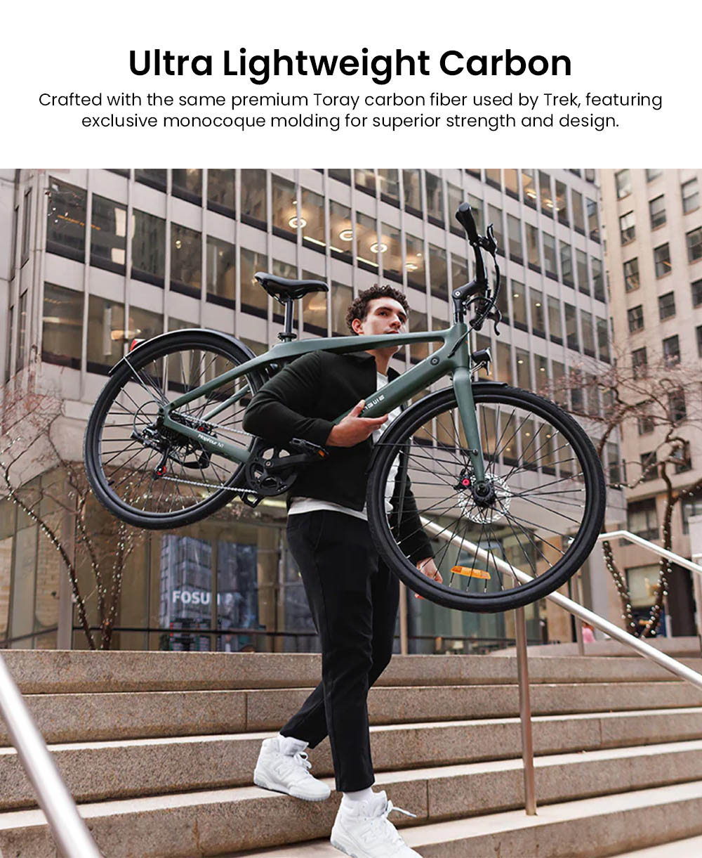 ENGWE MapFour N1 Air Electric Bike 250W Motor 36V 10Ah Battery 700*38C Spoke Tires 25km/h Max Speed 100km Range Front