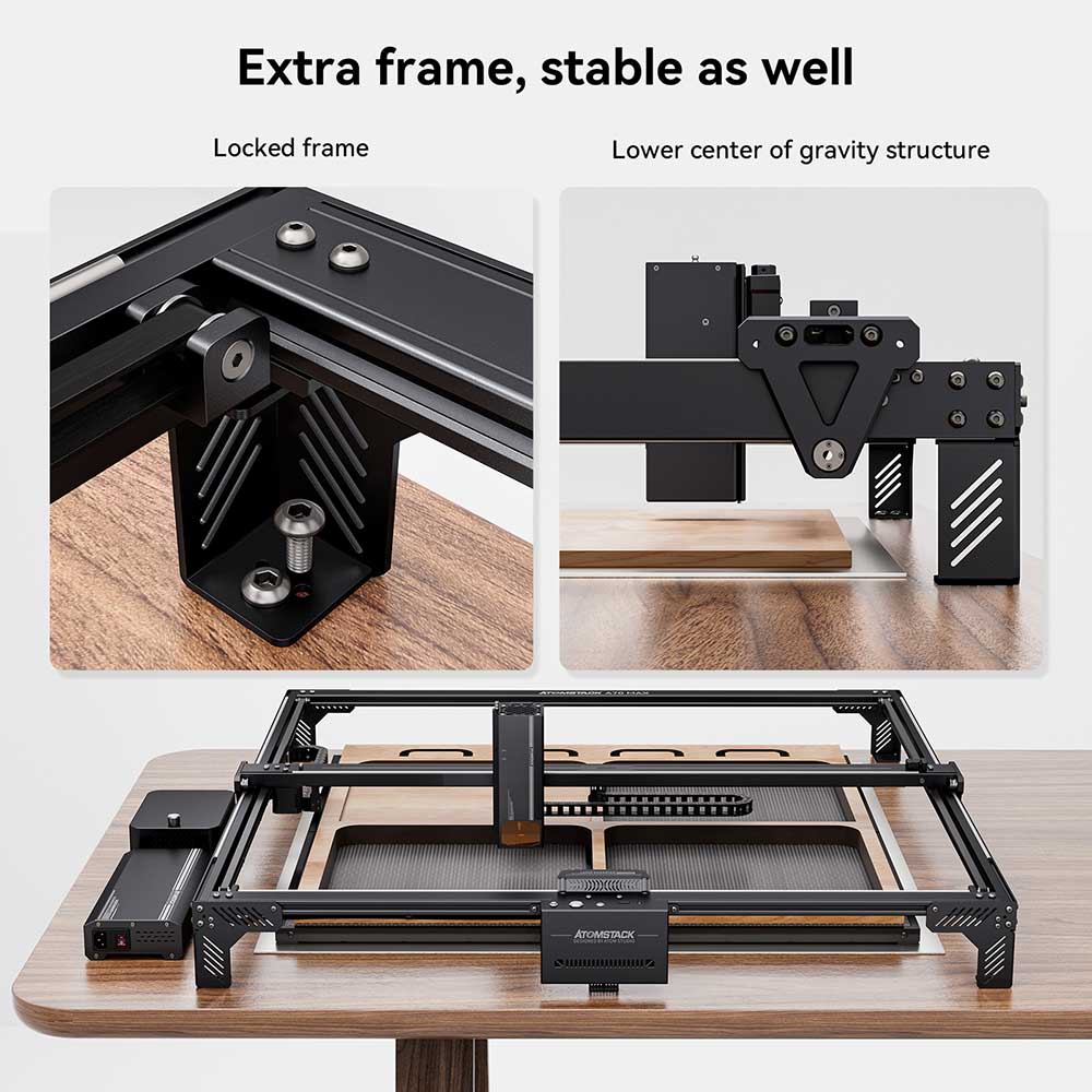 ATOMSTACK A70 Max Laser Engraving Machine black