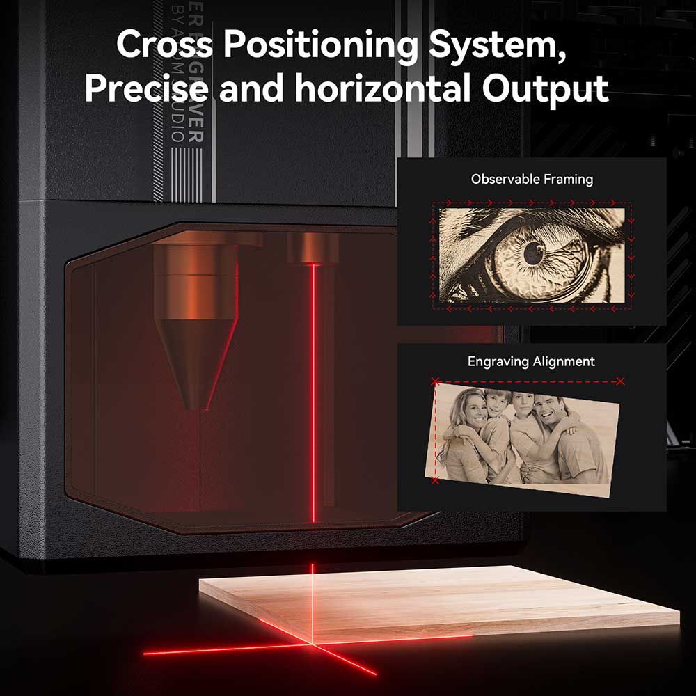 ATOMSTACK A70 Max Laser Engraving Machine black