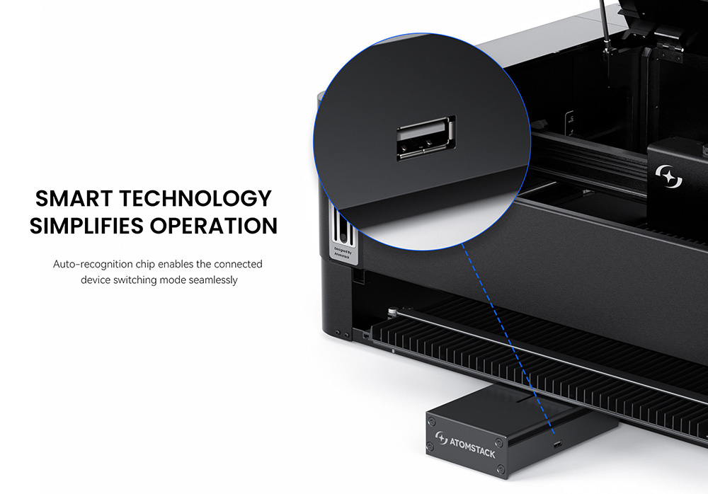 ATOMSTACK R7 Conveyor Belt for Hurricane CO₂ Laser Cutter 800x500mm Working Area 1mm Positioning Accuracy