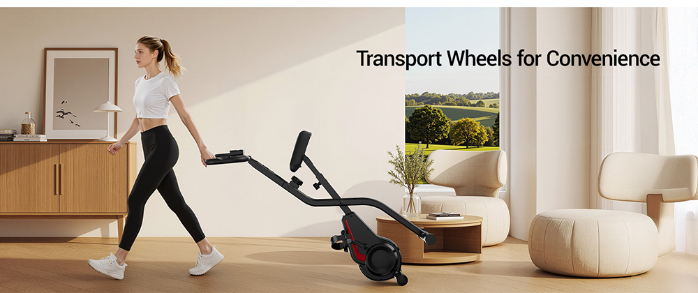 ROBORE CBX10 Home Exercise Bike  Quiet Magnetic Resistance  8-Level Adjustable  Adjustable Seat
