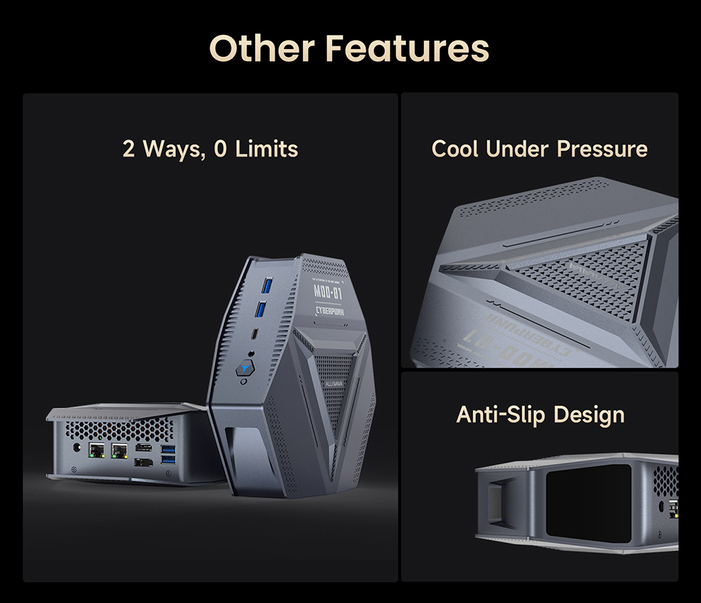 ALLIWAVA GH9 Mini PC Intel Core i9-12900HK 14 Cores Max 5 0GHz 32GB RAM 1TB SSD Mini Desktop HDMI USB-C DP Triple Display W