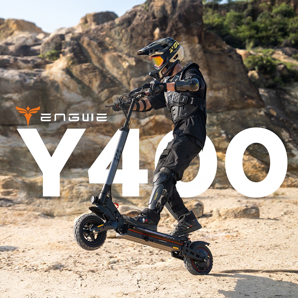 ENGWE Y400 Electric Scooter 500W Motor 48V 13 5Ah Battery 10 inch Tires 45km/h Max Speed 50km Range Mechanical Disc Brake