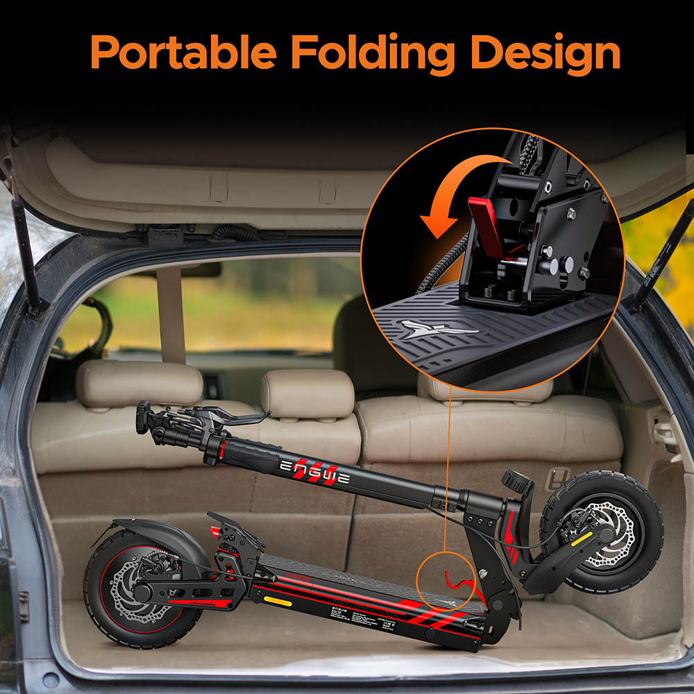 ENGWE Y400 Electric Scooter 500W Motor 48V 13 5Ah Battery 10 inch Tires 45km/h Max Speed 50km Range Mechanical Disc Brake