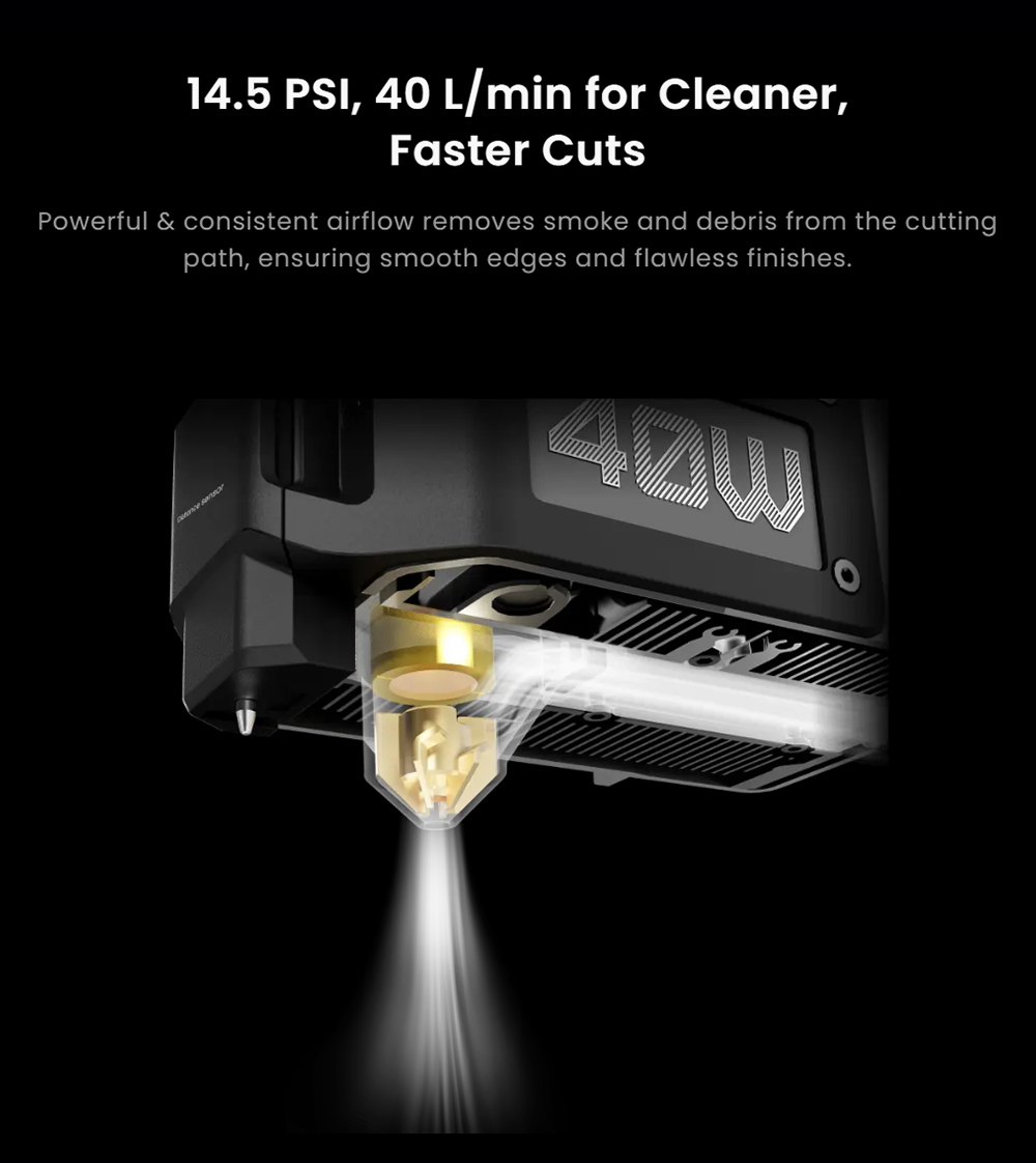 Aliencell Air Assist Pro High-Pressure 14 5 psi 40 L/min Airflow Quiet 55 dB Durable Metal Piston 3 Adjustable Gears