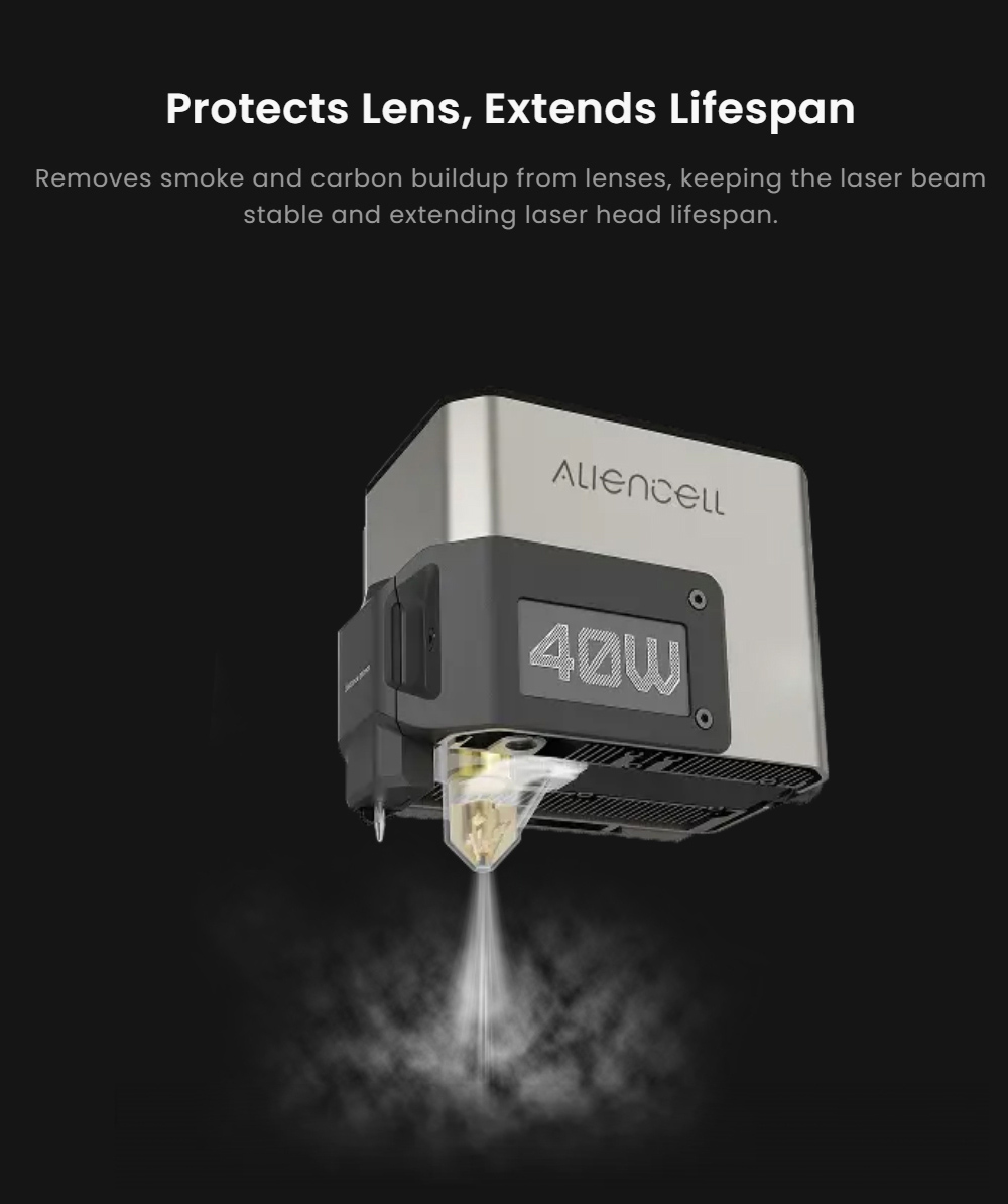 Aliencell Air Assist Pro High-Pressure 14 5 psi 40 L/min Airflow Quiet 55 dB Durable Metal Piston 3 Adjustable Gears
