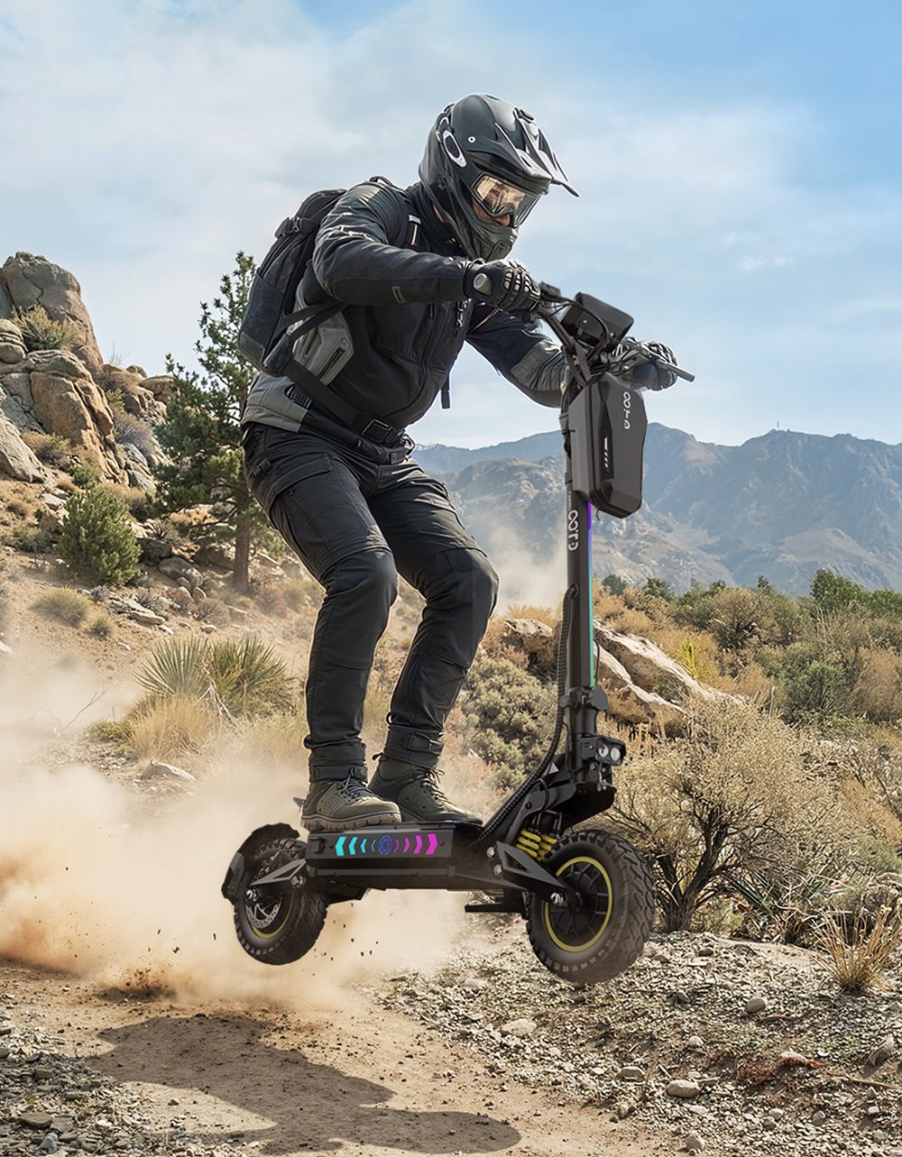 OOTD T10 Pro Electric Scooter  2*1300W Motor  52V 23 4Ah Battery  11 inch Tires  65km/h Max Speed  70km Range  Hydraulic Disc B