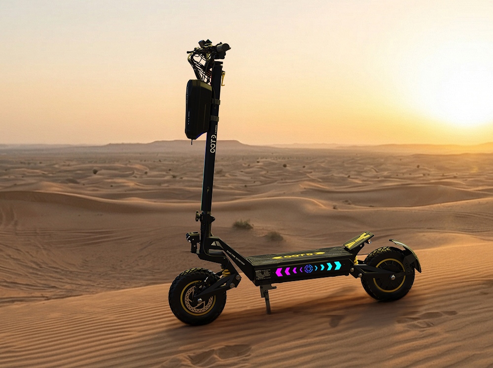 OOTD T10 Pro Electric Scooter  2*1300W Motor  52V 23 4Ah Battery  11 inch Tires  65km/h Max Speed  70km Range  Hydraulic Disc B