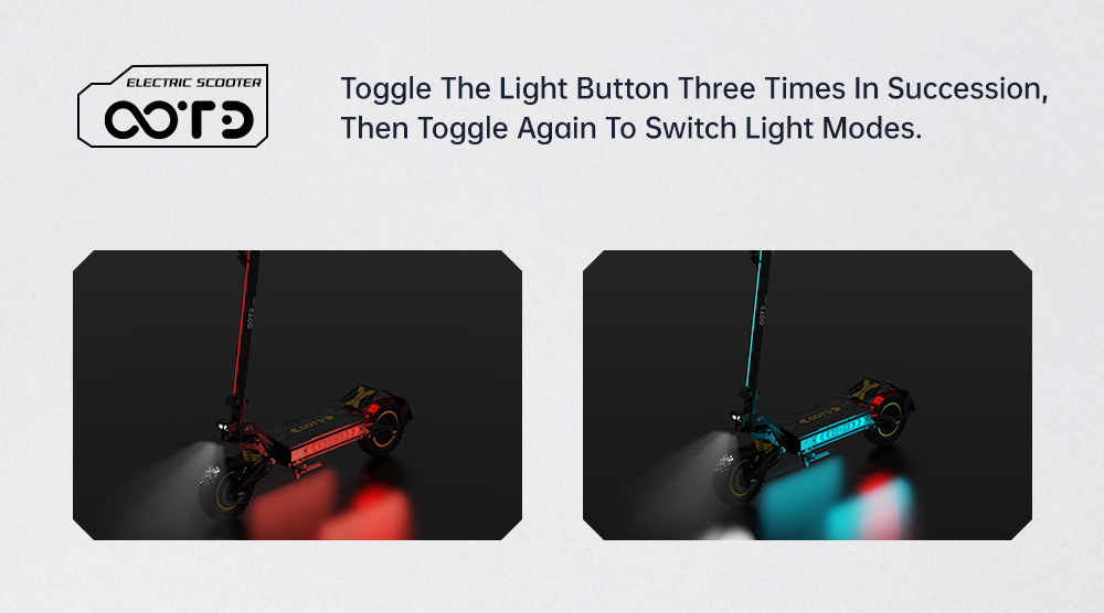 OOTD T10 Pro Electric Scooter  2*1300W Motor  52V 23 4Ah Battery  11 inch Tires  65km/h Max Speed  70km Range  Hydraulic Disc B
