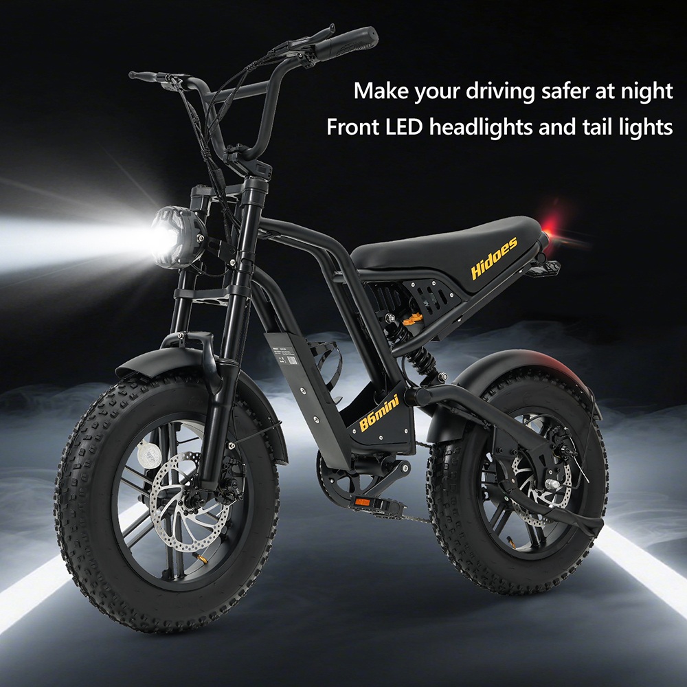 Hidoes B6mini Electric Bike  500W Motor  48V 10 4Ah Battery  16 inch Tires  35km/h Max Speed  28km Range  Front