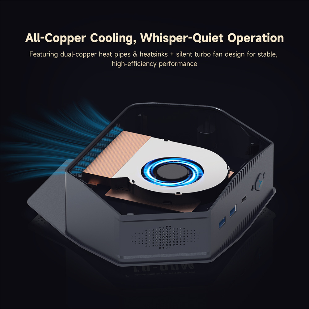 ALLIWAVA GH9 Mini PC  Intel Core i9-12900HK 14 Cores Max 5 0GHz  16GB RAM 1TB SSD  DP  8K@60Hz    HDMI  4K@60Hz    Type-C  4K@1