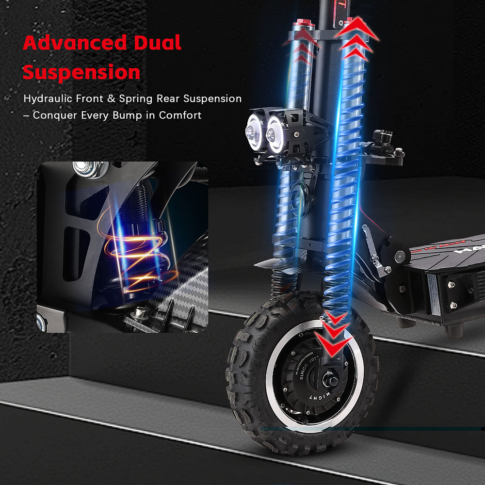 Halo Knight T107 Pro Electric Scooter  2025 Version   3000W*2 Motor  60V 38 4Ah Battery  11 inch Tires  95km/h Max Speed  80km
