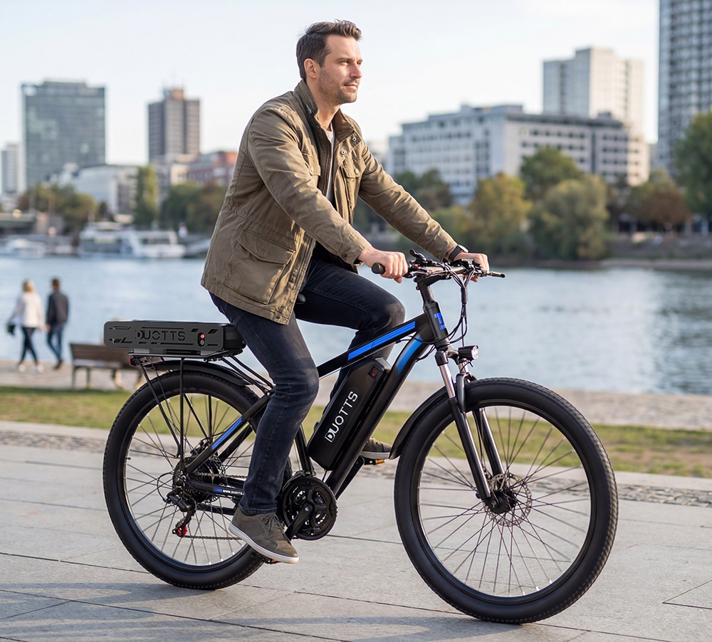 DUOTTS C29-K Electric Bike 750W Motor 48V 15Ah 22 5Ah Battery 29 inch Tires 50km/h Max Speed 170km Max Range Hydraulic Di