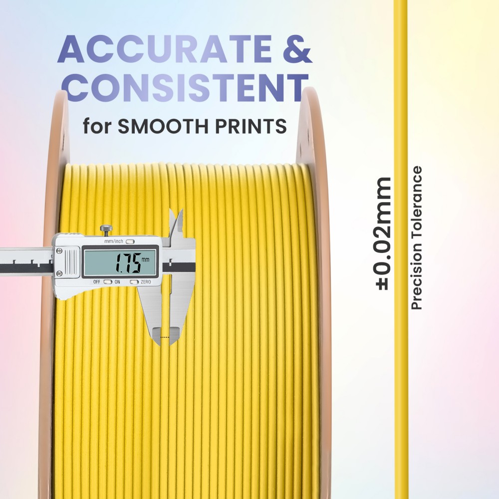 ERYONE PLA Lite Filament 1kg - Yellow