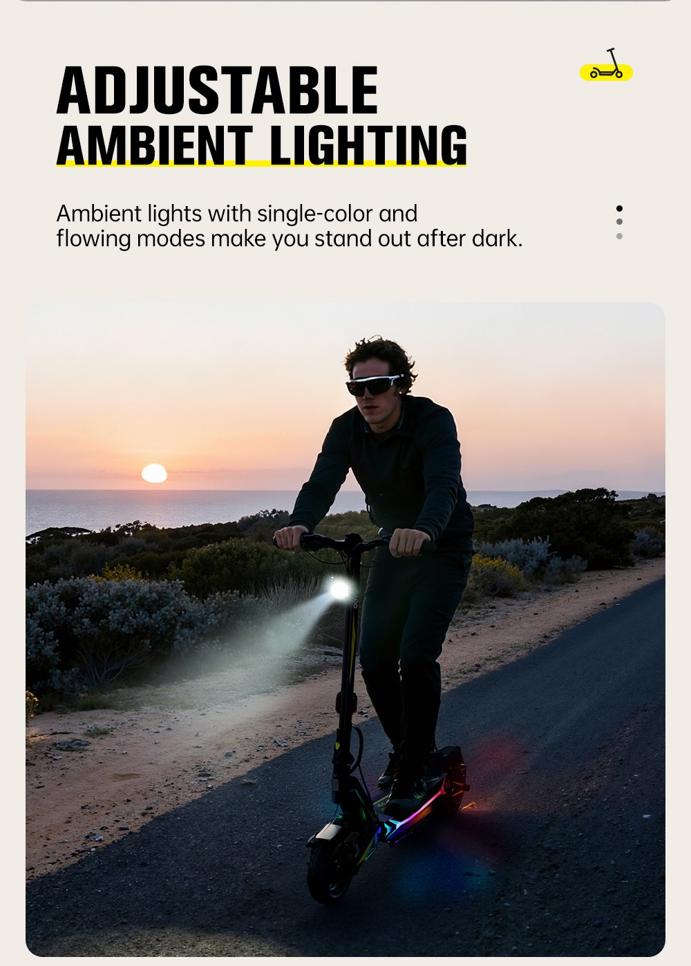 OOTD SR1 Foldable Electric Scooter 1400W Powerful Motor 48V 20Ah Battery 50km/h Max Speed Up to 70km Range 10