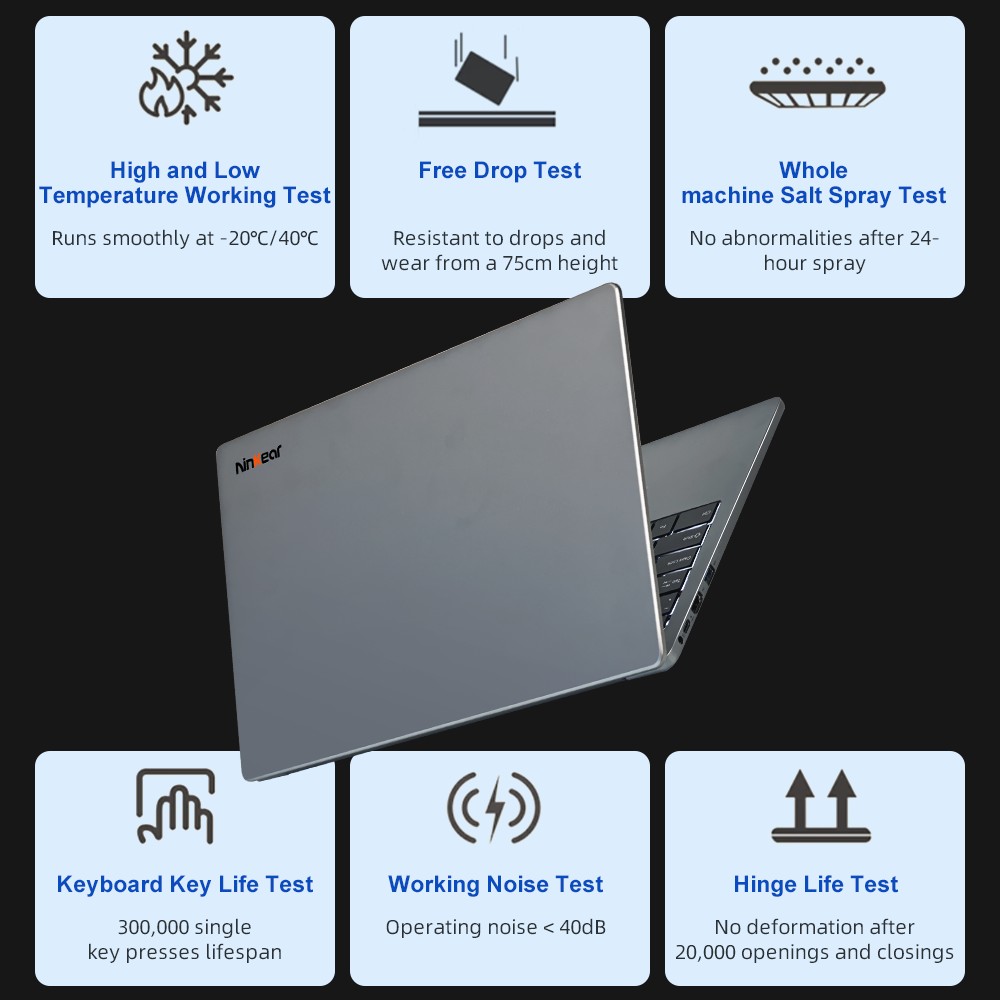 Ninkear A15 Air Laptop  15 6 inch 1920×1080 Screen  AMD Ryzen 5 3500U 4C/8T up to 3 7GHz  16GB DDR4  512GB SSD  WiFi 5  Blueto