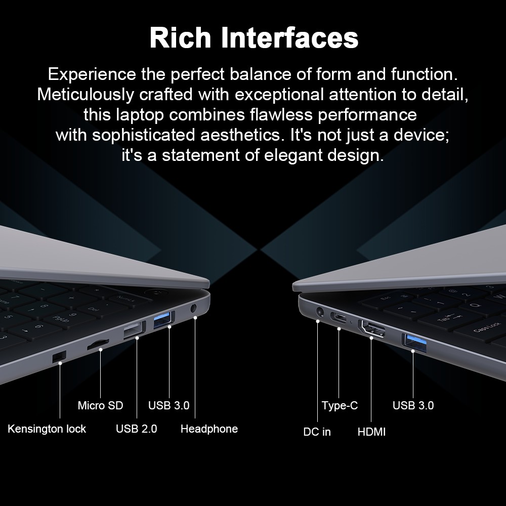 Ninkear A15 Air Laptop  15 6 inch 1920×1080 Screen  AMD Ryzen 5 3500U 4C/8T up to 3 7GHz  16GB DDR4  512GB SSD  WiFi 5  Blueto