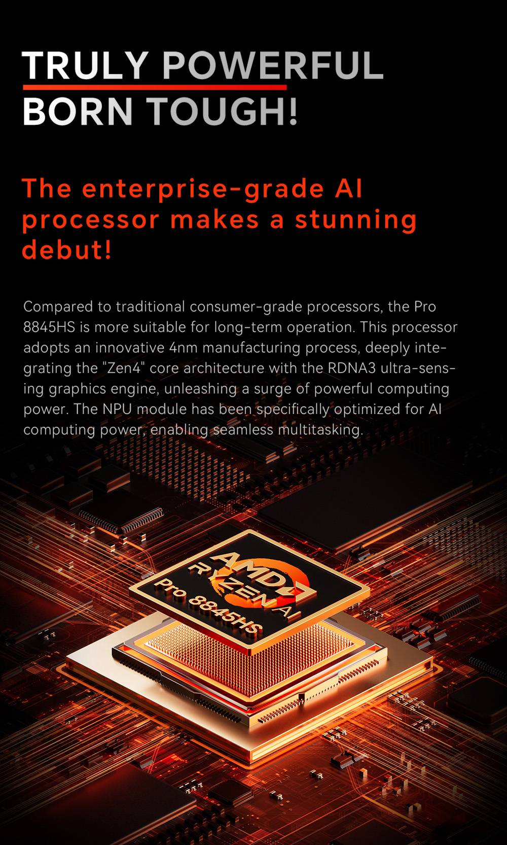 AOOSTAR WTR MAX 11 Bays NAS Mini PC Barebone  No RAM No SSD   Secondary Screen  AMD R7 Pro 8845HS 8 Cores Max 5 1GHz  HDMI DP U