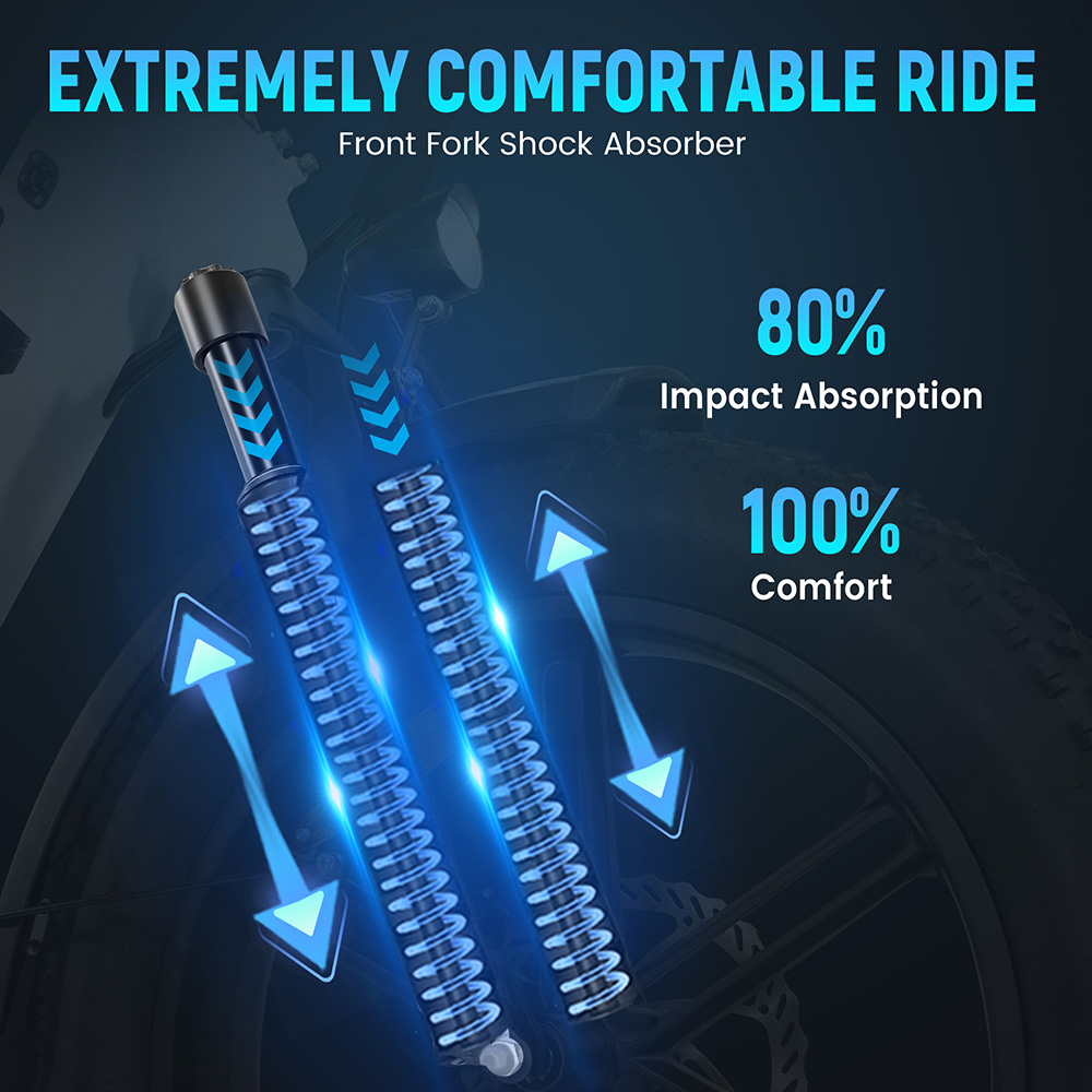 RATTAN LF Pro Electric Bike 750W Motor 48V 18Ah Battery 25km/h Speed 40° Climbing Angle 75 Miles Range IP65 Waterproof -