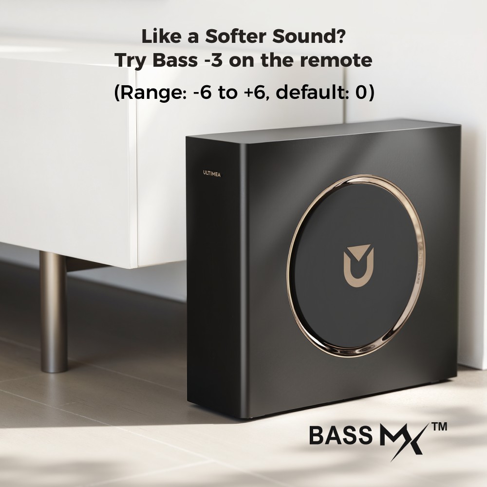 Ultimea Skywave F40 5 1 2 Channel Soundbar Dolby Atmos Bluetooth 5 4 400W Peak Power App Control