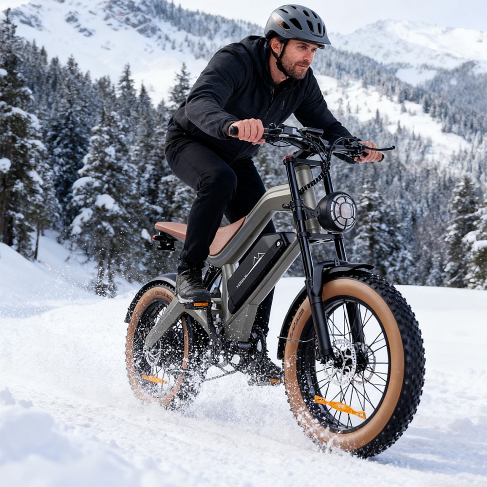 ZONVEER M20 Electric Bike 1000W 1500W Peak Motor 48V 18 2Ah Battery 55km/h Max Speed 60km PAS Range 20