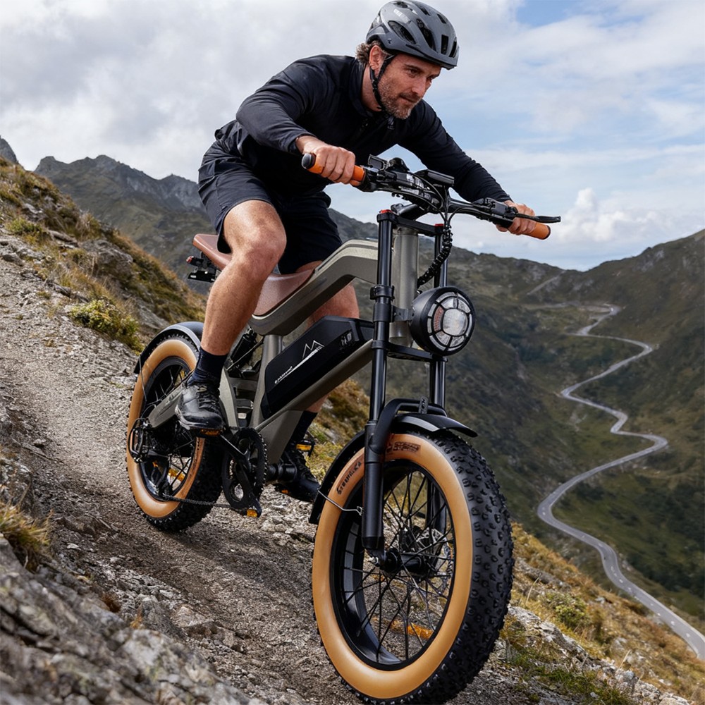 ZONVEER M20 Electric Bike 1000W 1500W Peak Motor 48V 18 2Ah Battery 55km/h Max Speed 60km PAS Range 20