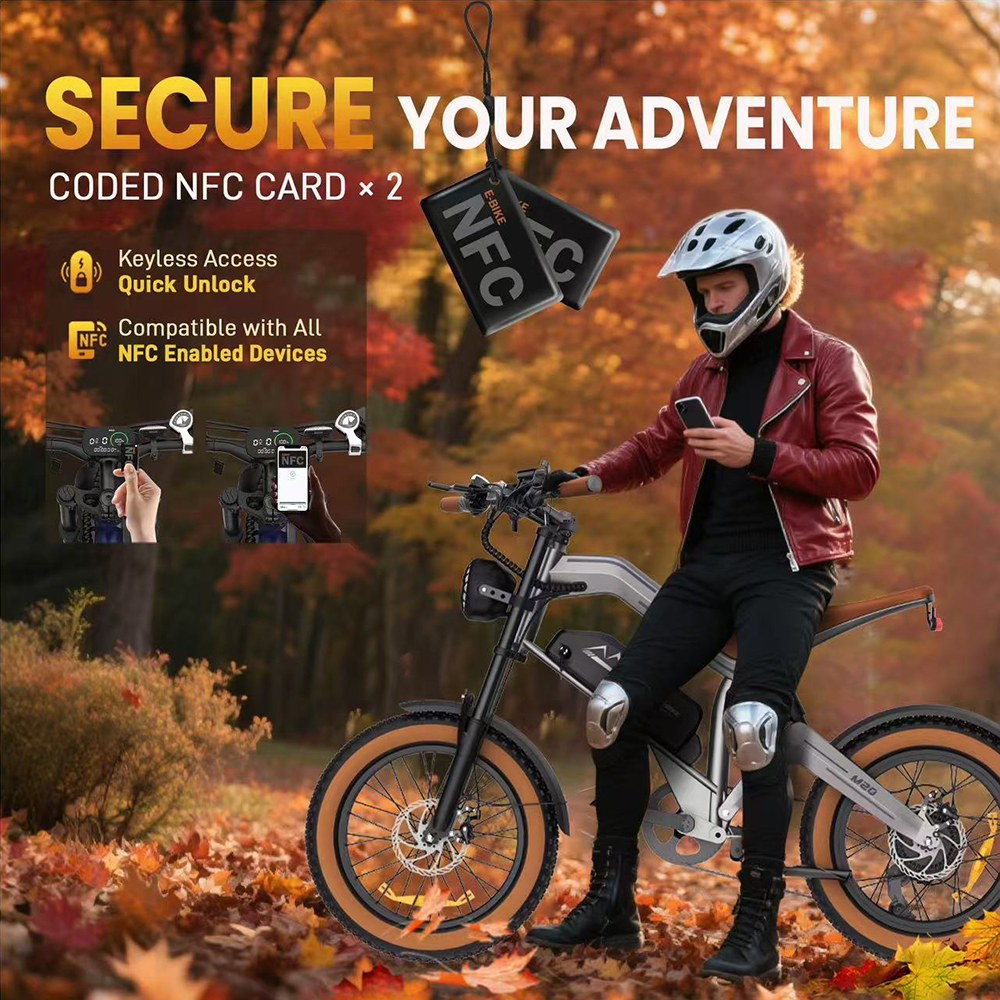 ZONVEER M20 Electric Bike 1000W 1500W Peak Motor 48V 18 2Ah Battery 55km/h Max Speed 60km PAS Range 20