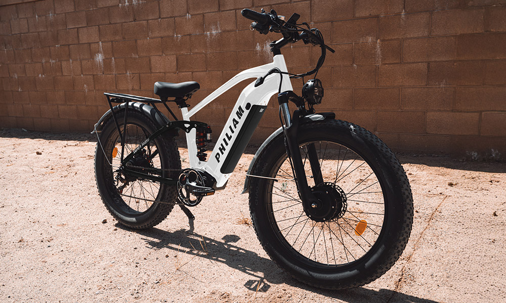 PHILIAM F3 PRO Dual Motor Electric Bike  1000W*2  3000W Peak   52V 23Ah Battery  37 MPH  100 Mile Range  26