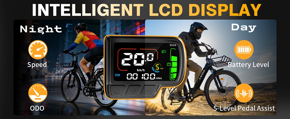 E·Bycco V1 Electric Bike 250W Motor 500W Peak 36V 15 6Ah Removable Battery 25km/h Max Speed Up to 90km Range 28' Commut