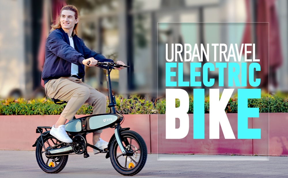 DYU C2 Foldable Electric Bike  250W Motor  48V 7 5Ah Battery  25km Max Speed  50km Range  16