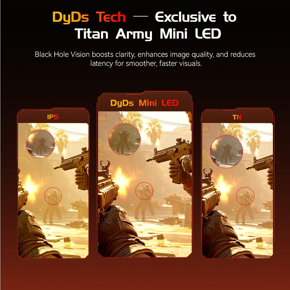TITAN ARMY P276MS Gaming Monitor 27