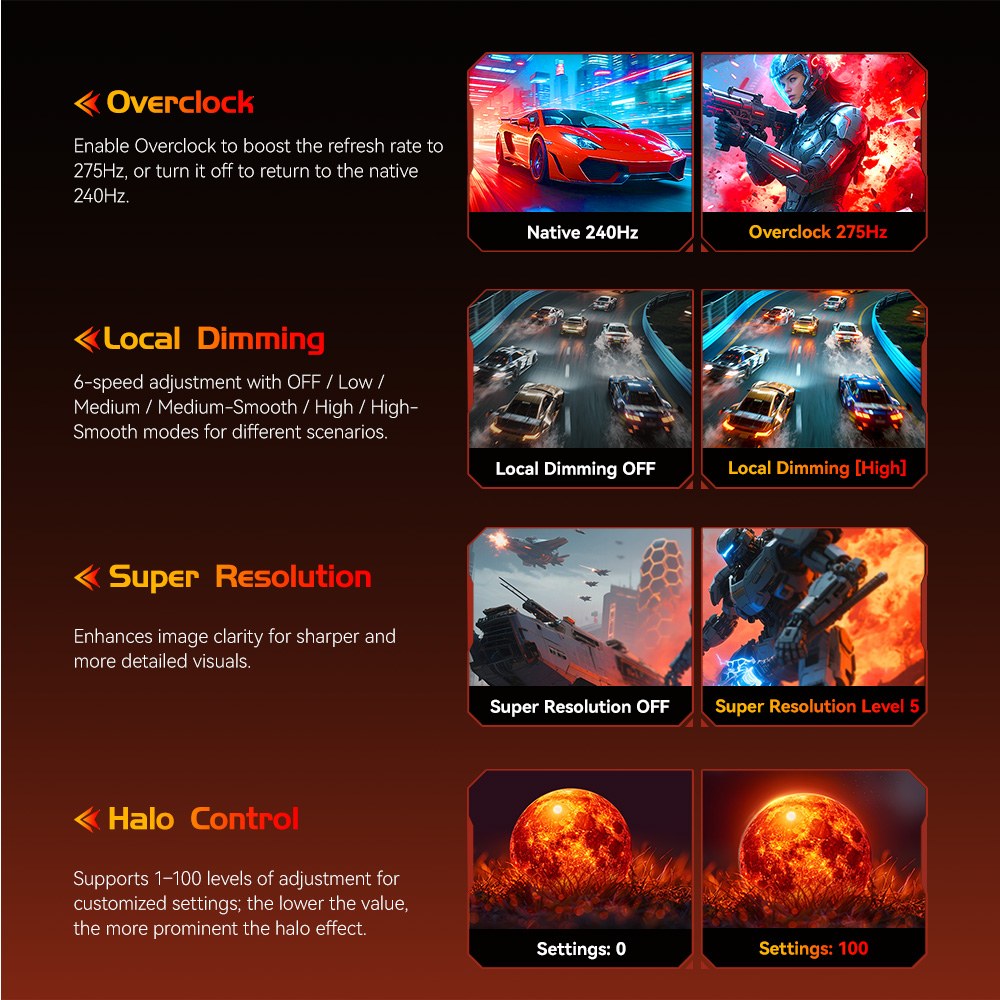 TITAN ARMY P276MS Gaming Monitor 27