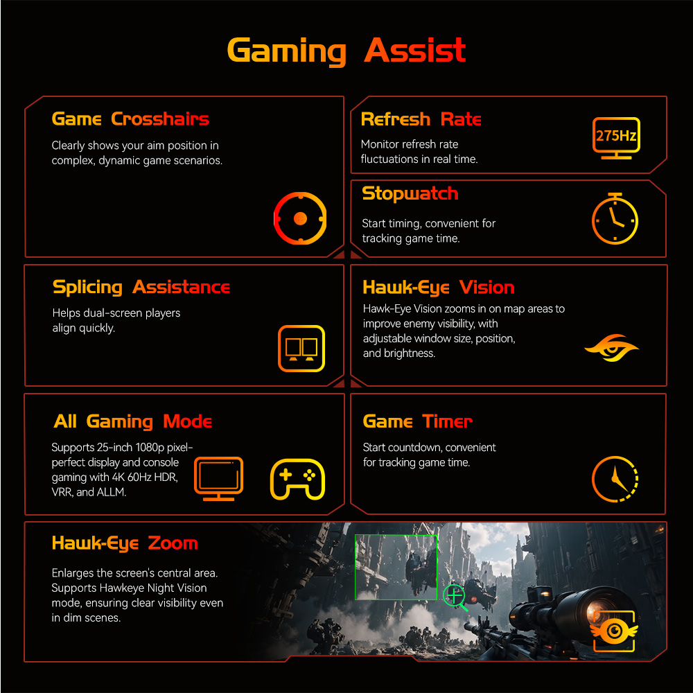 TITAN ARMY P276MS Gaming Monitor 27
