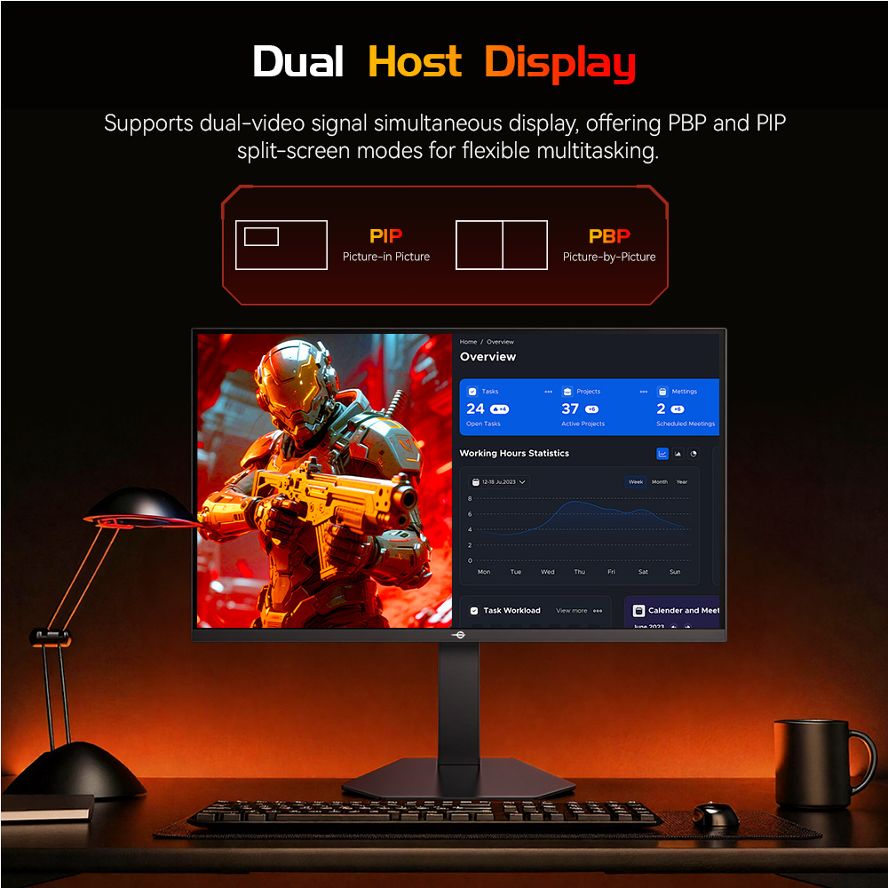 TITAN ARMY P276MS Gaming Monitor 27