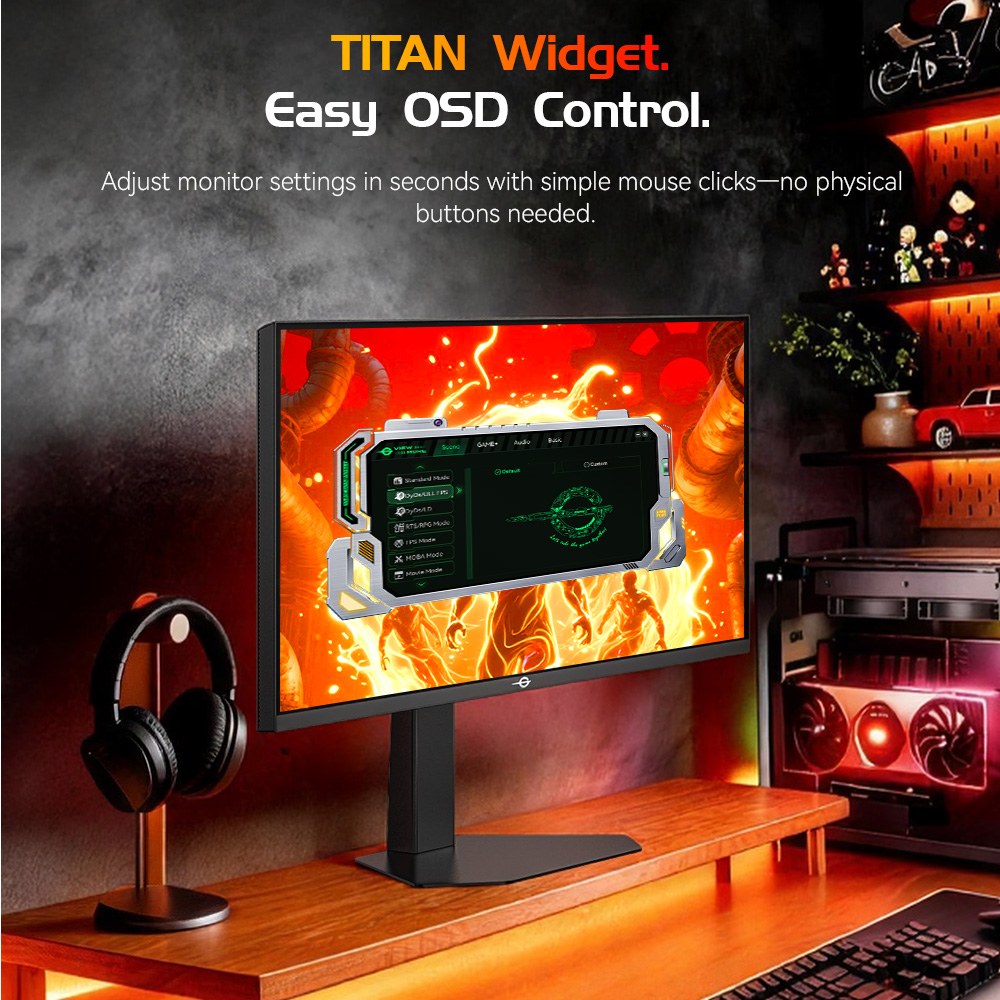 TITAN ARMY P276MS Gaming Monitor 27