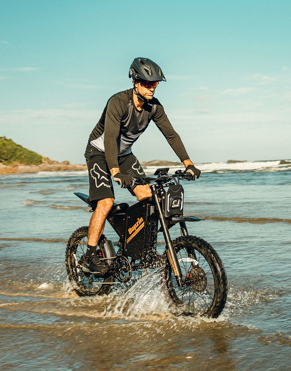 BOPZIN Q8 Electric Dirt Bike  3000W Peak Motor  60V 35Ah Removable Battery  Up to 45MPH  68 Miles Max Range  25' Fat Tires  Dua